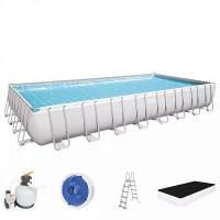 Bestway 56623 BW Каркасный бассейн Power Steel 956х488х132см, 52231л, песч.фил.-нас. 8327л/ч, лестн., тент, попл.-доз Bestway 56623 BW Каркасный бассейн Power Steel 956х488х132см, 52231л, песч.фил.-нас. 8327л/ч, лестн., тент, попл.-доз