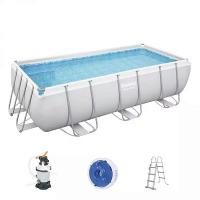 Bestway 56442 BW Каркасный бассейн Power Steel 404х201х100см, 6478л, песч.фил.-нас. 2006л/ч, лестница, попл.-дозатор Bestway 56442 BW Каркасный бассейн Power Steel 404х201х100см, 6478л, песч.фил.-нас. 2006л/ч, лестница, попл.-дозатор