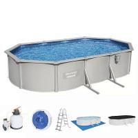 Bestway 56369 BW Стальной бассейн Hydrium 610х360х120см, 19929л, песч.фил.-нас 5678л/ч, лестн, тент, подст, попл.-доз Bestway 56369 BW Стальной бассейн Hydrium 610х360х120см, 19929л, песч.фил.-нас 5678л/ч, лестн, тент, подст, попл.-доз