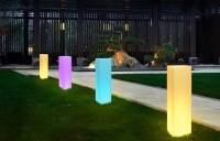 Светильник Колонна 30х50  питание от АКБ, RGB